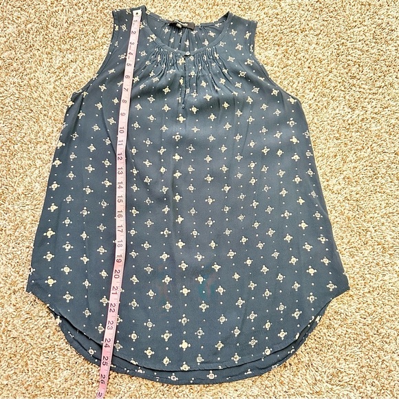 Madewell Memory Blue Tank With Keyhole XS - Picture 7 of 10